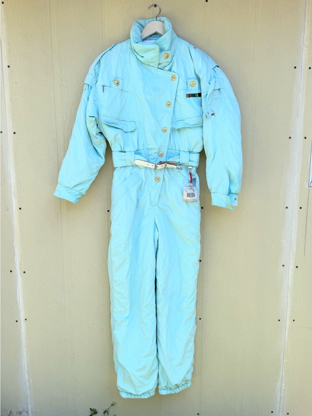 Women’s Bogner ski suit snowsuit one piece snow Bib vintage 90s Size 10 USA Made
